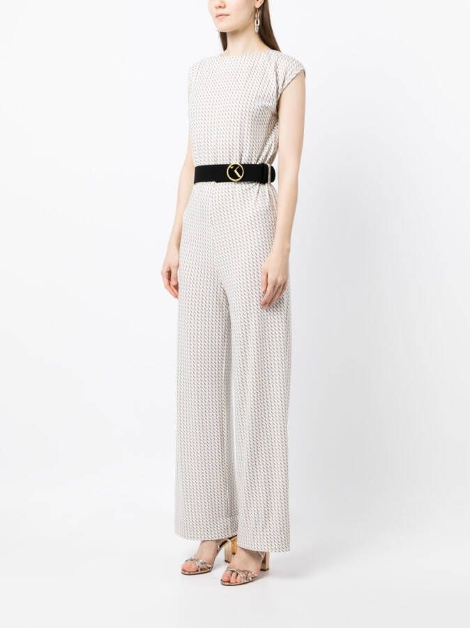 Saiid Kobeisy Jumpsuit met korte mouwen Wit