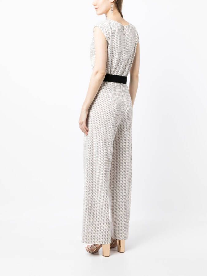 Saiid Kobeisy Jumpsuit met korte mouwen Wit