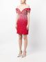 Saiid Kobeisy Off-shoulder jurk Rood - Thumbnail 3