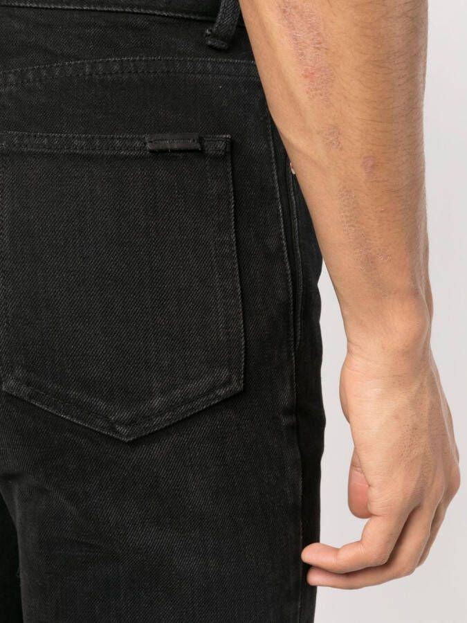 Saint Laurent 70's high waist jeans Zwart