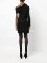 Saint Laurent Asymmetrische jurk Zwart - Thumbnail 4