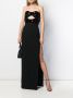 Saint Laurent Avondjurk met pailetten Zwart - Thumbnail 2