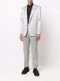 Saint Laurent Blazer met enkele rij knopen Grijs - Thumbnail 2