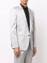 Saint Laurent Blazer met enkele rij knopen Grijs - Thumbnail 3