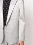 Saint Laurent Blazer met enkele rij knopen Grijs - Thumbnail 5