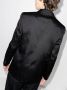 Saint Laurent Blazer met gekrast detail Zwart - Thumbnail 3