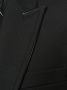 Saint Laurent Blazer met leren afwerking Zwart - Thumbnail 5