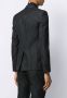 Saint Laurent Blazer met metallic strepen heren Polyester wol zijde Polyester wol gemetalliseerd polyester 48 Zwart - Thumbnail 4
