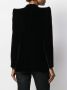 Saint Laurent Blazer met oversized schouders Zwart - Thumbnail 4