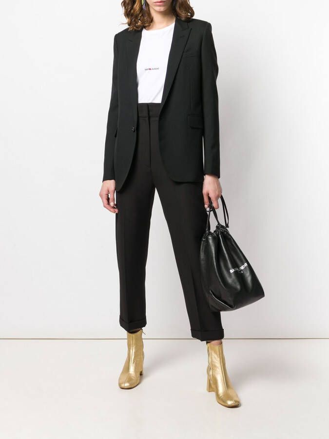 Saint Laurent Wollen blazer Zwart