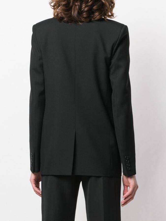 Saint Laurent Wollen blazer Zwart