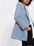 Saint Laurent Blazerjack met dubbele rij knopen Blauw - Thumbnail 3