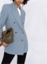Saint Laurent Blazerjack met dubbele rij knopen Blauw - Thumbnail 5