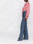 Saint Laurent Blouse met krijtstreep Rood - Thumbnail 4