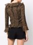 Saint Laurent Blouse met luipaardprint Bruin - Thumbnail 4