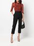 Saint Laurent Blouse met hartprint Rood - Thumbnail 2