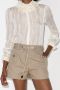 Saint Laurent Blouse met ruches Beige - Thumbnail 2