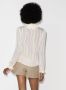 Saint Laurent Blouse met ruches Beige - Thumbnail 3