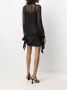 Saint Laurent Blouse met strik Zwart - Thumbnail 4