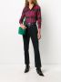 Saint Laurent Blouse met tartan ruit Rood - Thumbnail 2