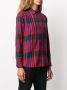Saint Laurent Blouse met tartan ruit Rood - Thumbnail 3