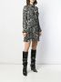Saint Laurent Blousejurk met grafische print Zwart - Thumbnail 3