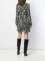 Saint Laurent Blousejurk met grafische print Zwart - Thumbnail 4