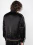Saint Laurent Bomberjack met rits Zwart - Thumbnail 3