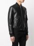 Saint Laurent Bomberjack van lamsleer Zwart - Thumbnail 3