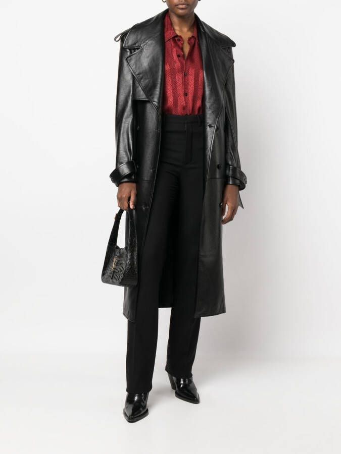 Saint Laurent Bootcut broek Zwart