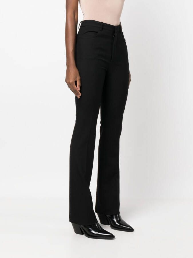 Saint Laurent Bootcut broek Zwart