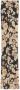Saint Laurent Broek met bloemenprint Zwart - Thumbnail 2