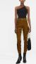 Saint Laurent Broek met fluwelen-effect Groen - Thumbnail 2