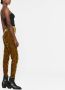 Saint Laurent Broek met fluwelen-effect Groen - Thumbnail 3