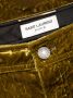 Saint Laurent Broek met fluwelen-effect Groen - Thumbnail 5