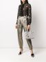 Saint Laurent Broek met metallic-effect Goud - Thumbnail 2