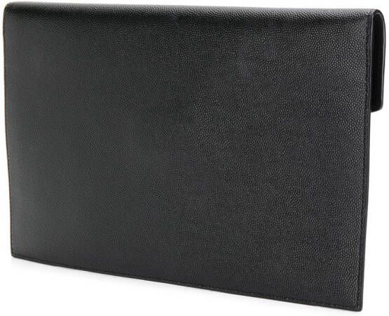 Saint Laurent Buidel met monogram Zwart