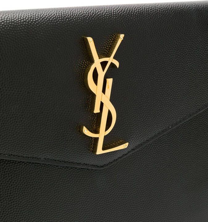 Saint Laurent Buidel met monogram Zwart