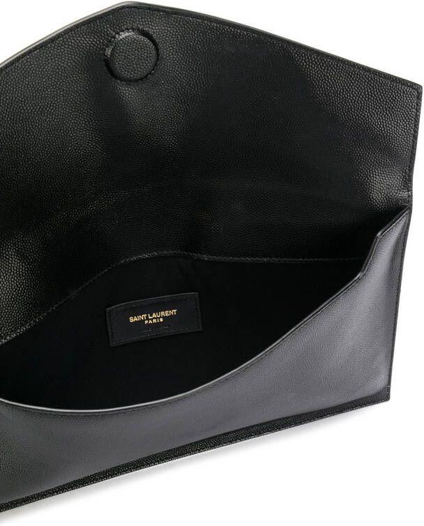 Saint Laurent Buidel met monogram Zwart