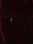 Saint Laurent Burgundy Mid rise flared velvet trousers Rood - Thumbnail 5