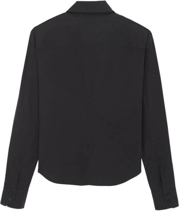 Saint Laurent Button-up blouse Zwart