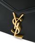 Saint Laurent Cassandra schoudertas met monogram Zwart - Thumbnail 4