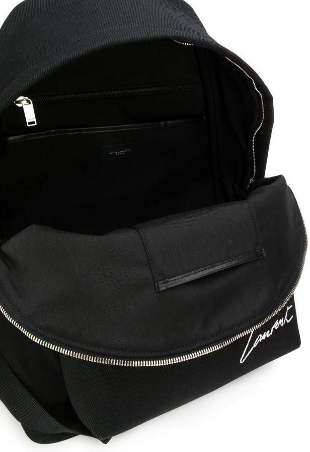 Saint Laurent City rugtas Zwart