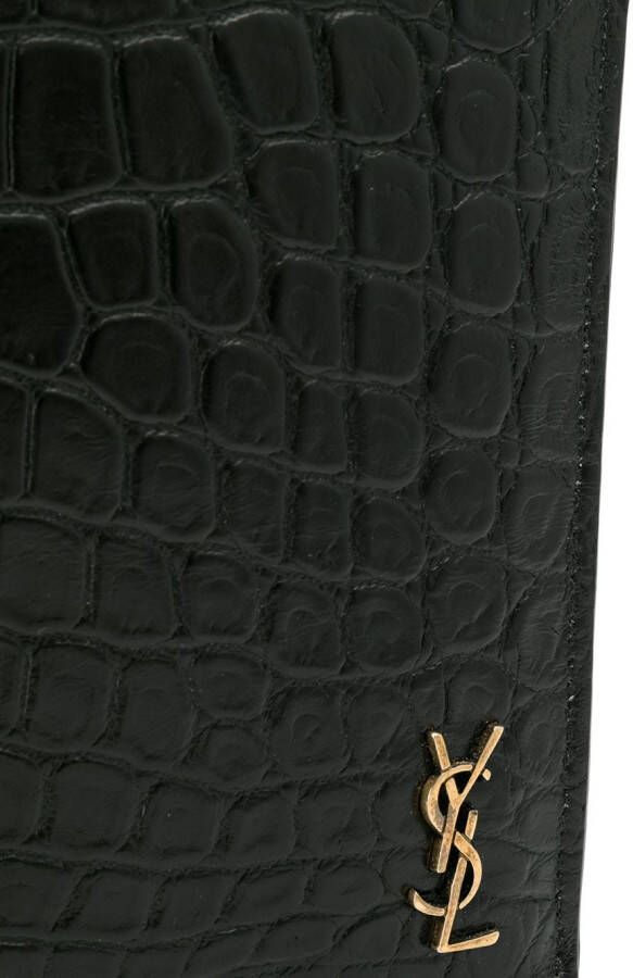 Saint Laurent Clutch met monogram Zwart