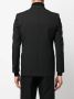 Saint Laurent Colbert met dubbele rij knopen Zwart - Thumbnail 4