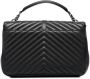 Saint Laurent College leren schoudertas Zwart - Thumbnail 3