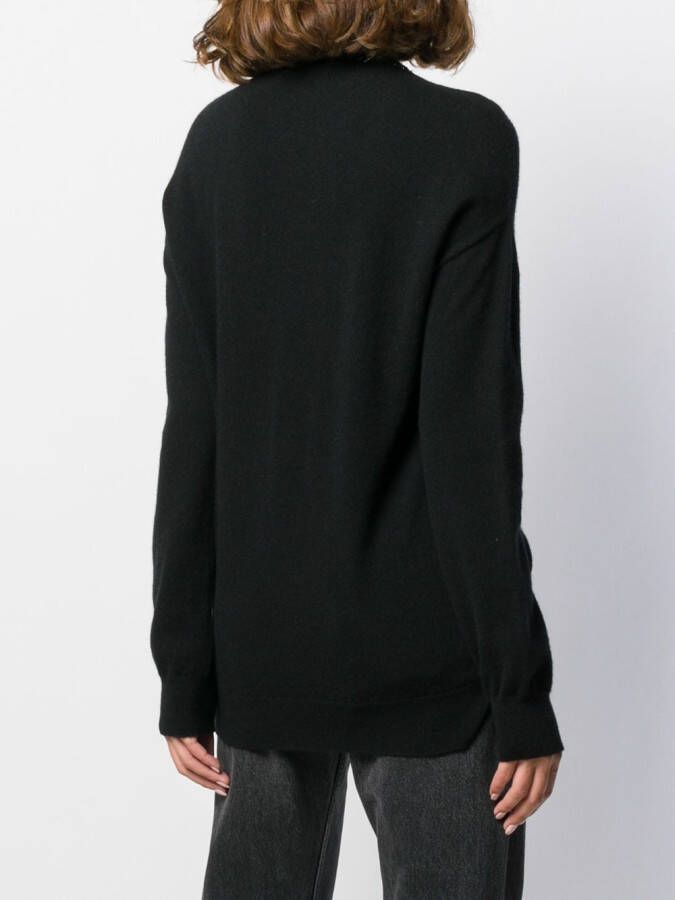 Saint Laurent College vest Zwart