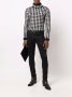 Saint Laurent Trui met diamantpatroon Zwart - Thumbnail 2