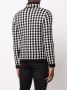 Saint Laurent Trui met diamantpatroon Zwart - Thumbnail 4