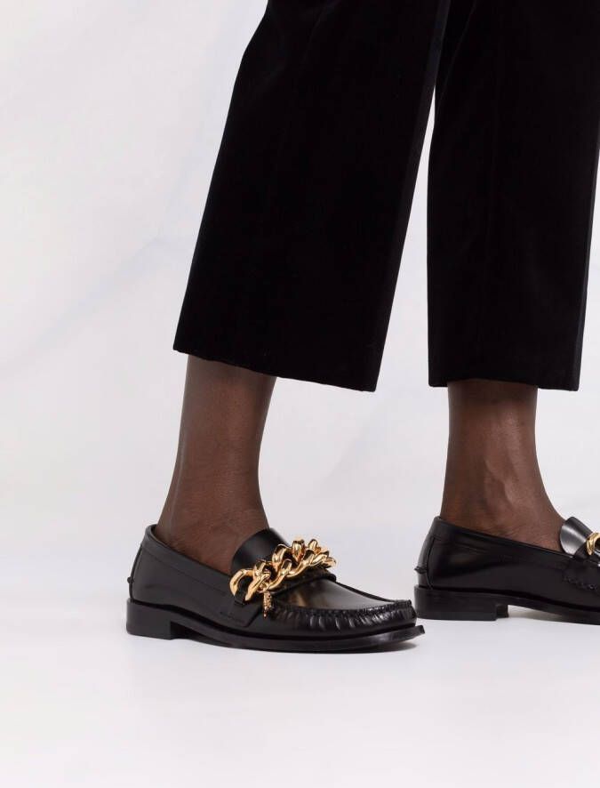 Saint Laurent Cropped broek Zwart